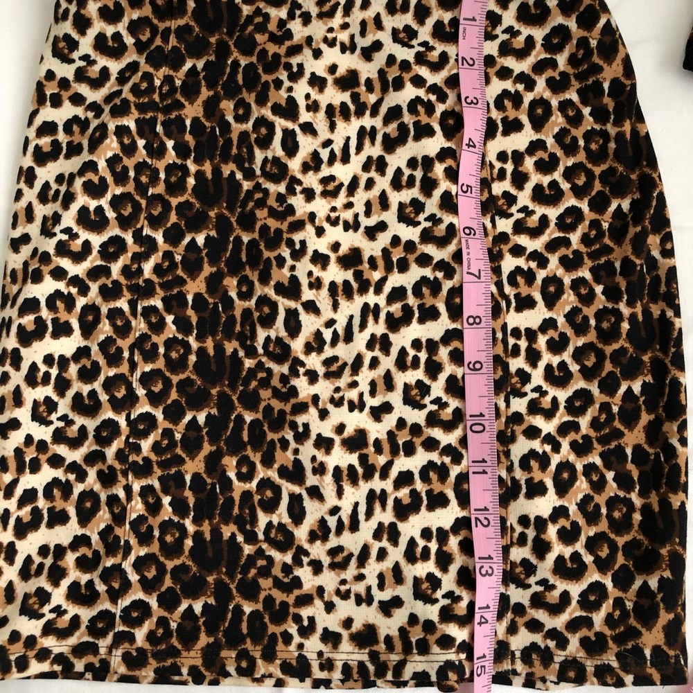 Full tilt leopard skirt